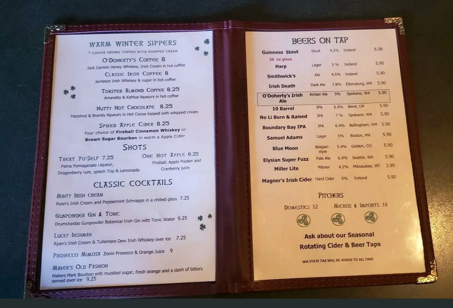 Menu 6