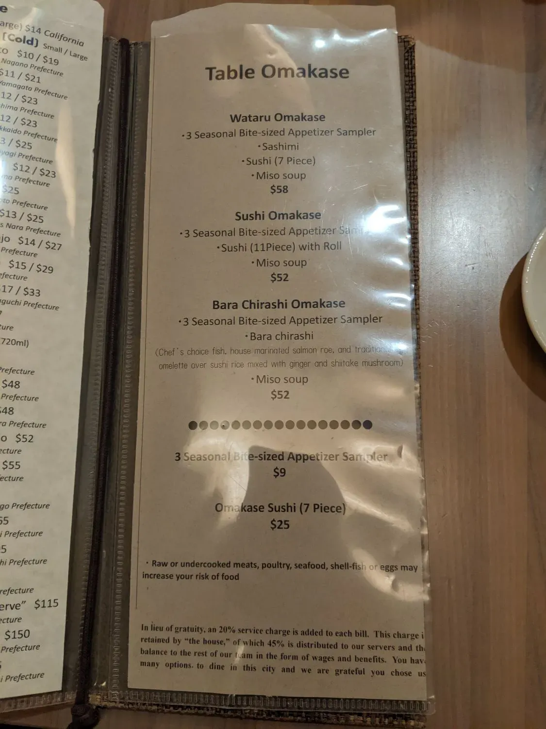 Menu 6