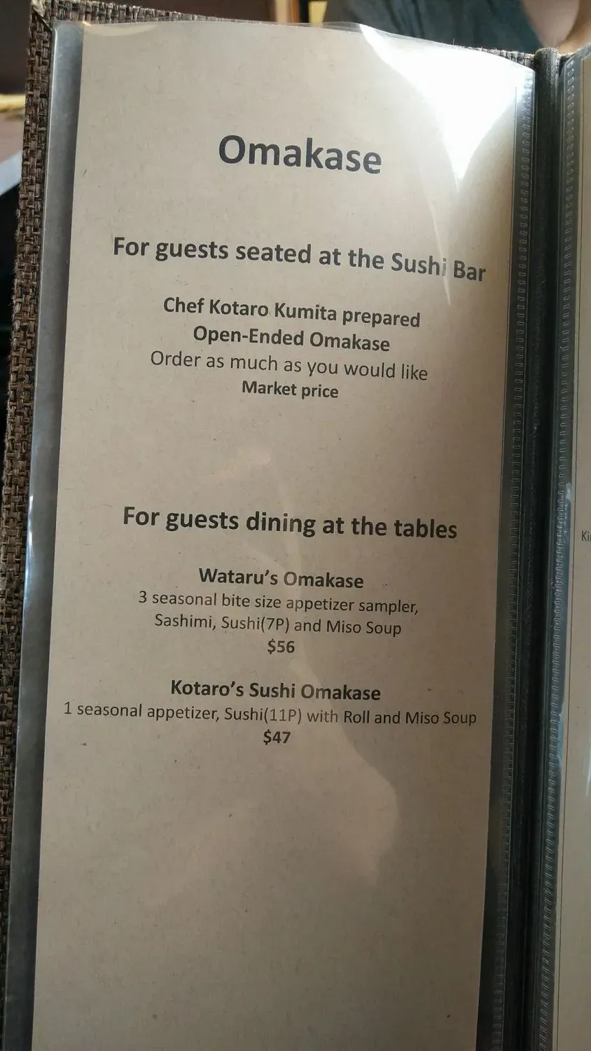 Menu 5