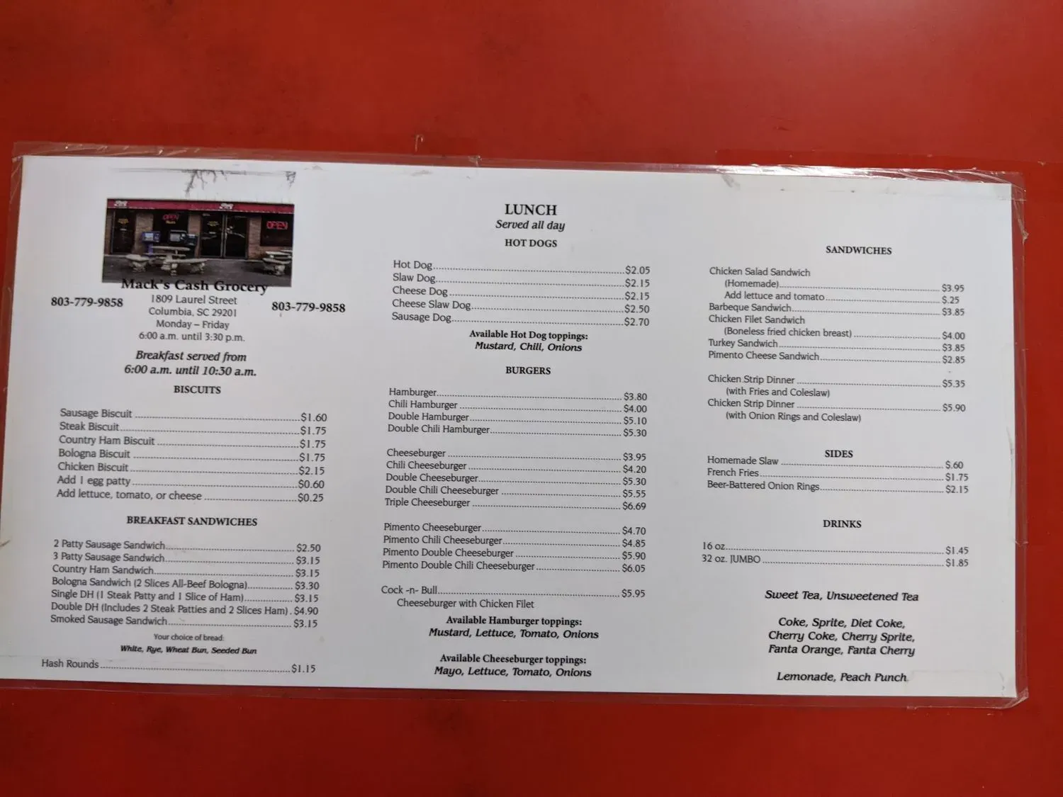 Menu 3