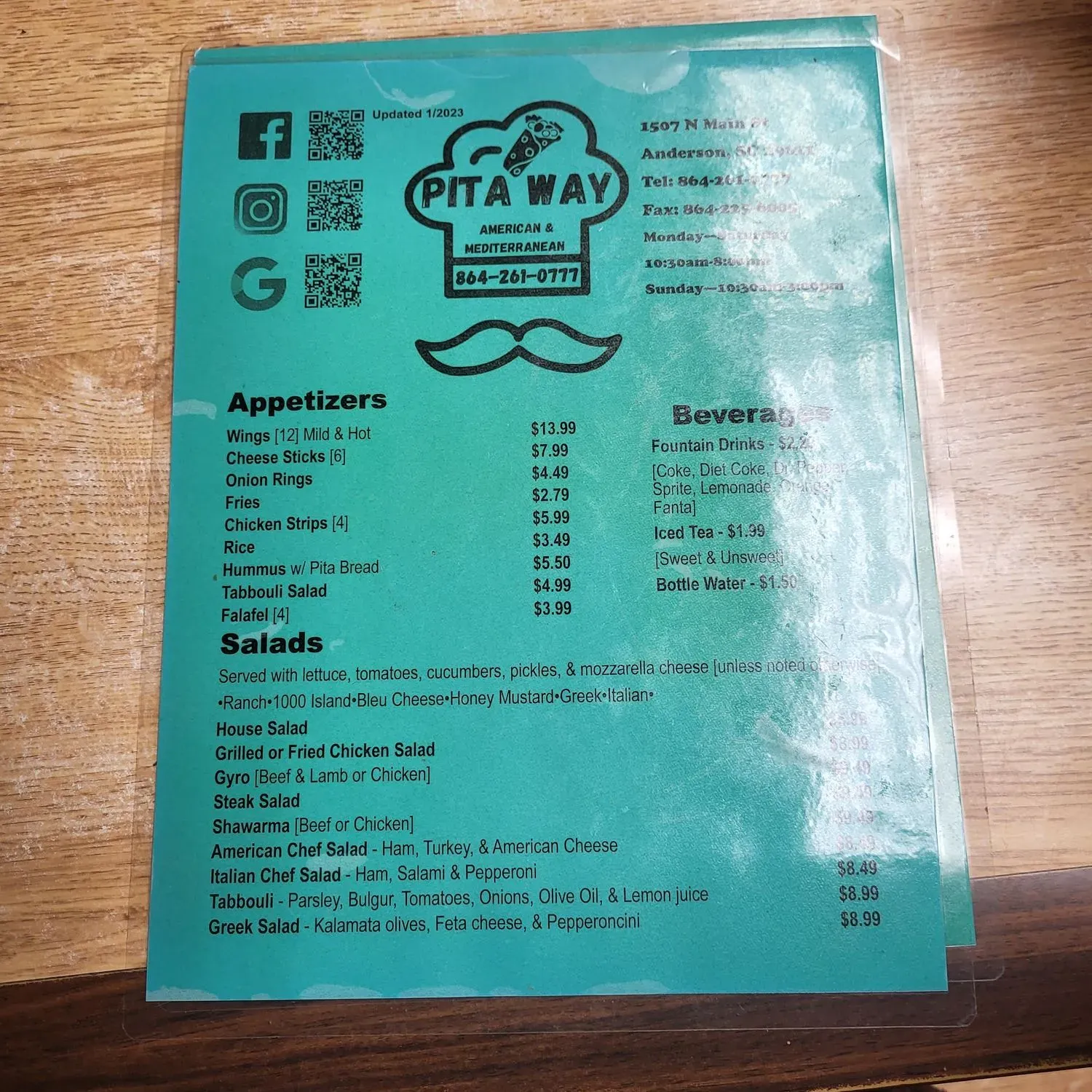 Menu 3