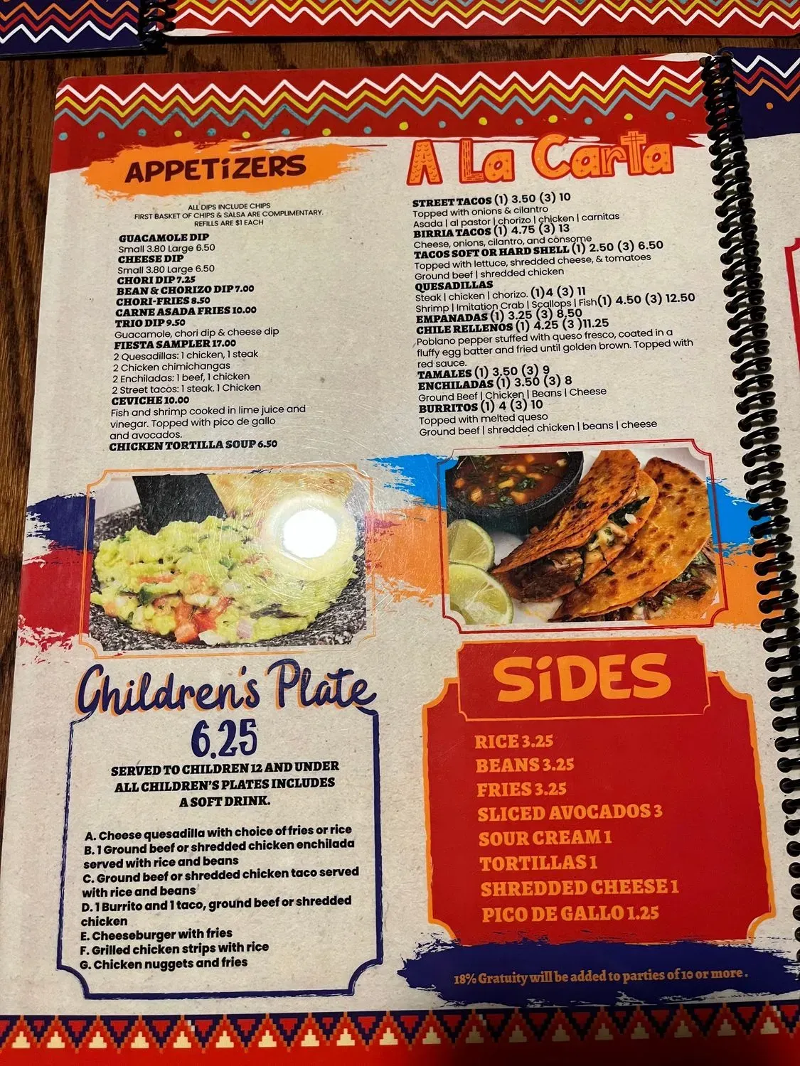 Menu 5