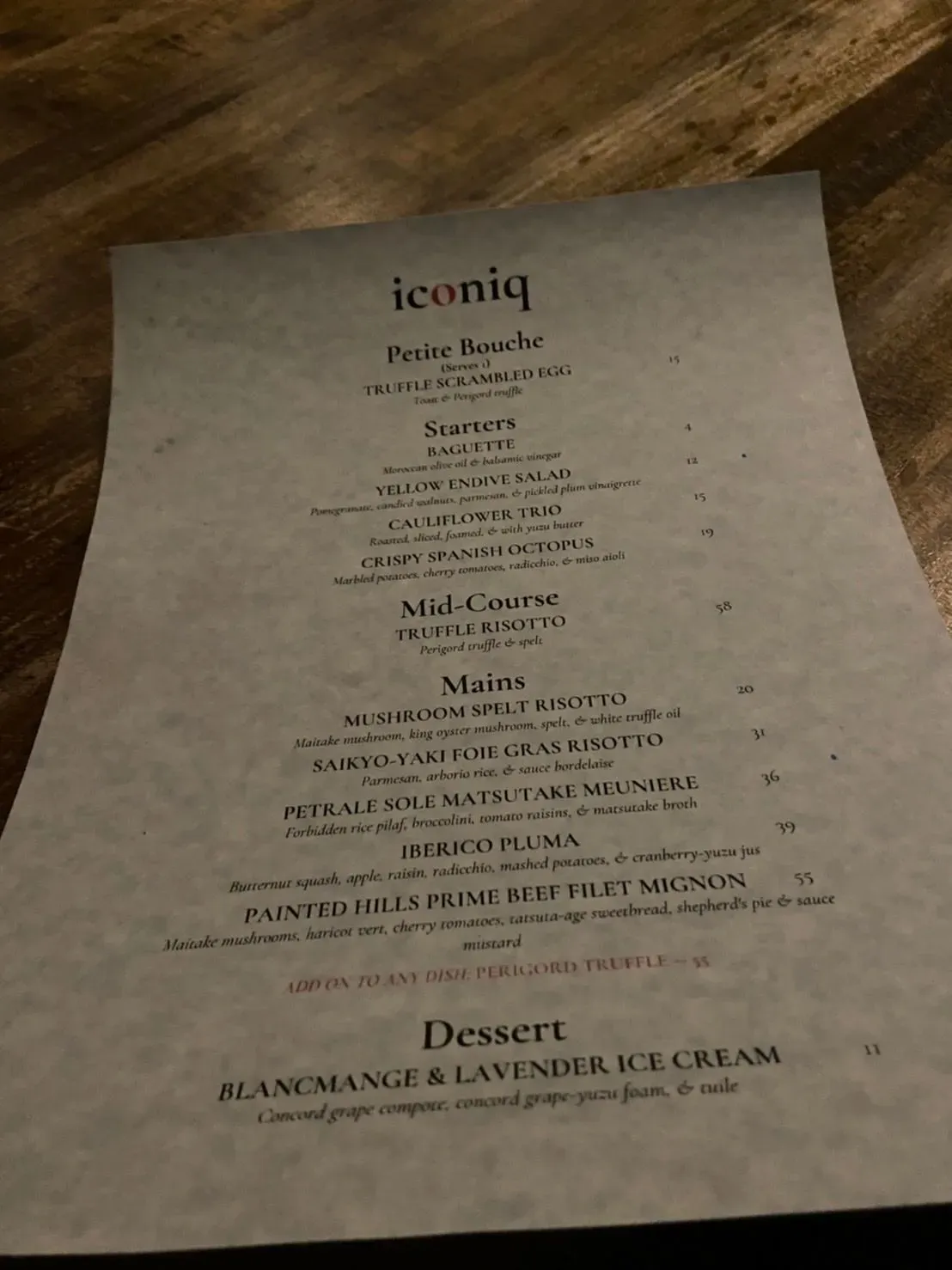 Menu 6