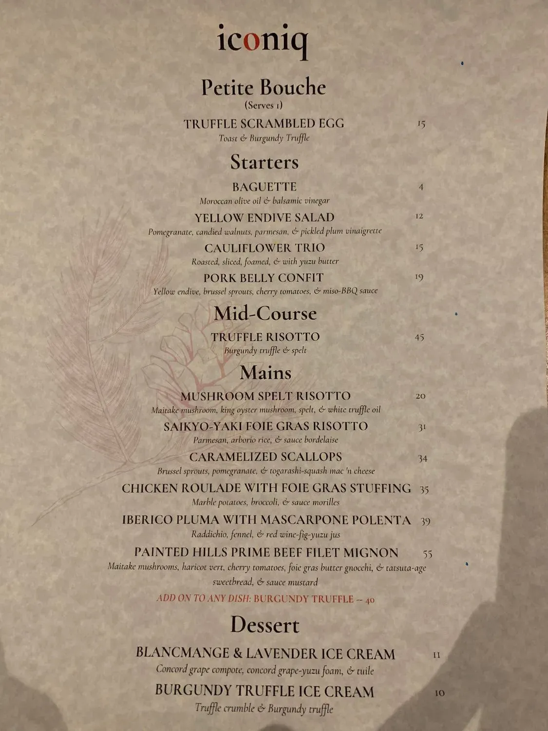 Menu 4