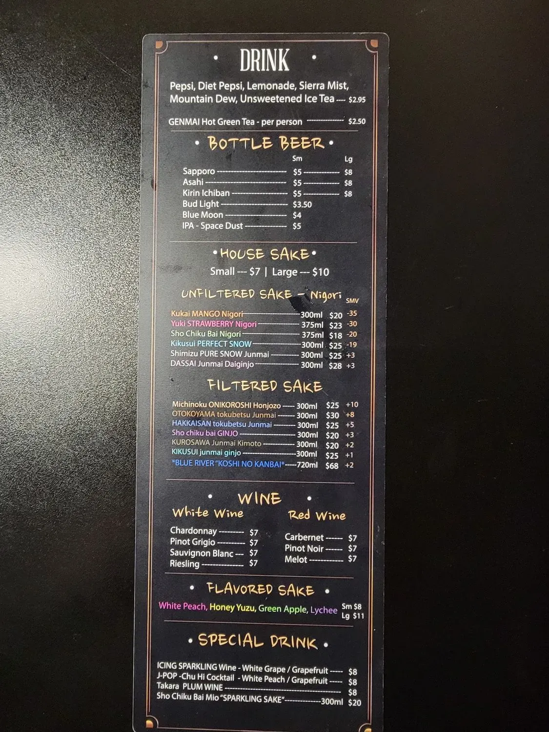 Menu 6