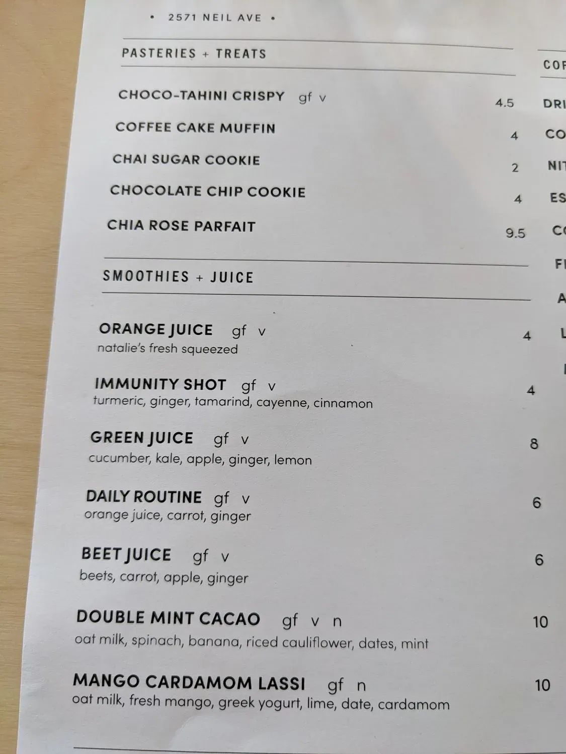 Menu 6