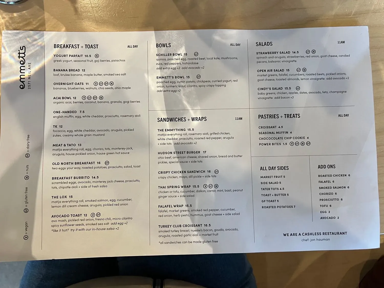 Menu 4