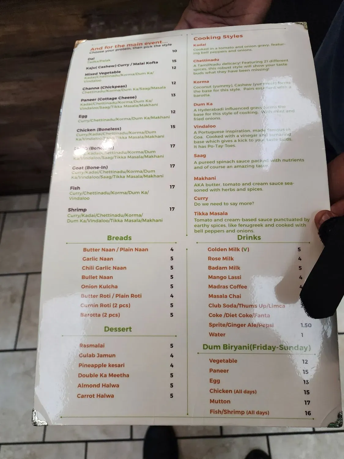 Menu 4