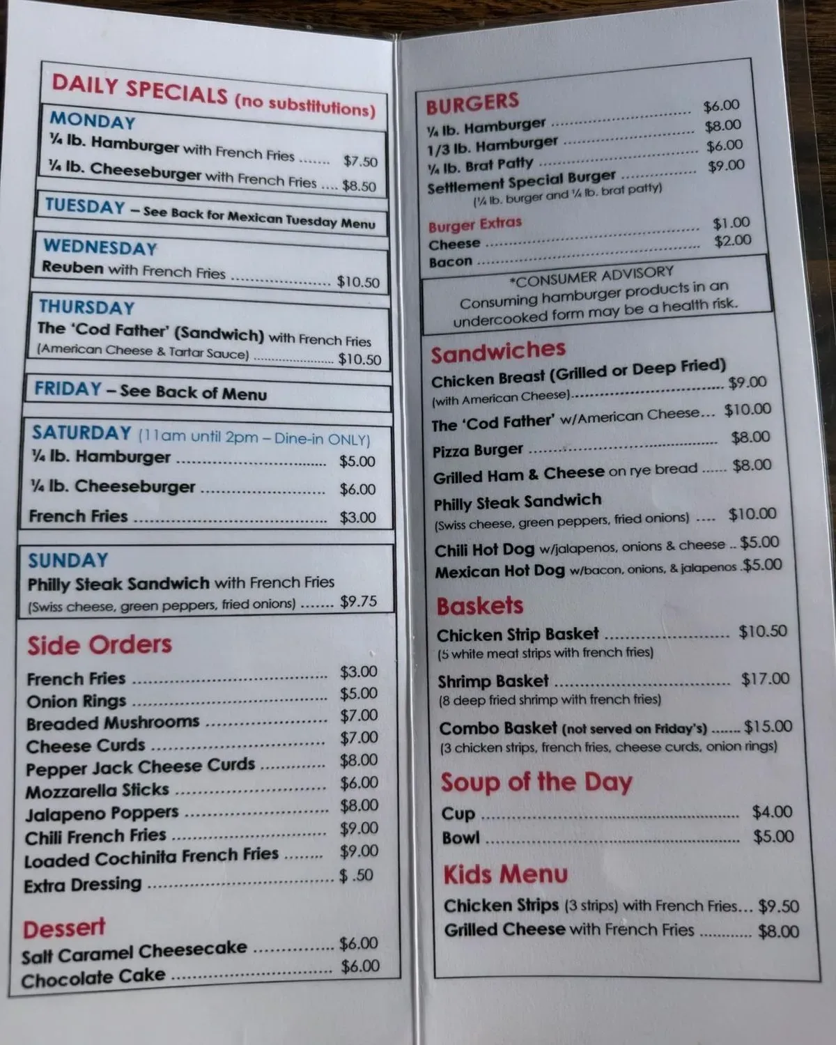 Menu 3