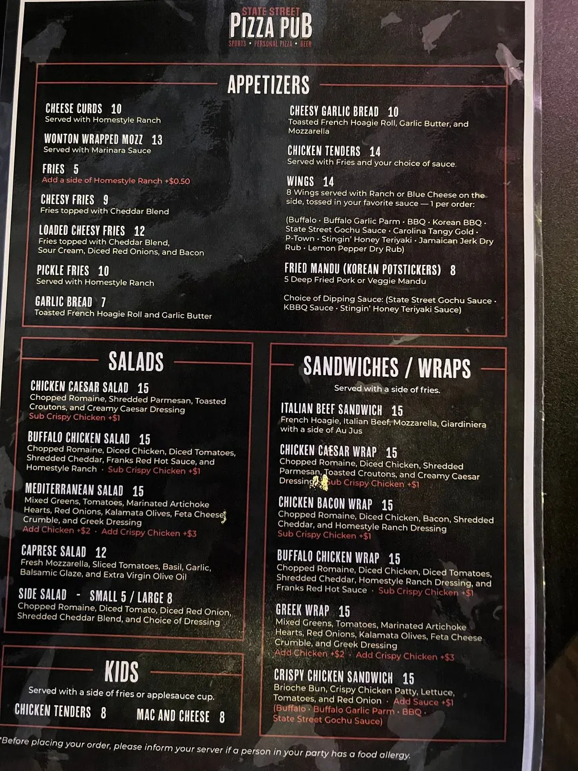 Menu 6