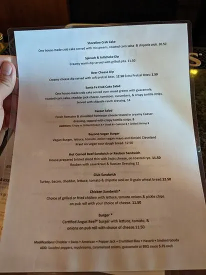 Menu 6