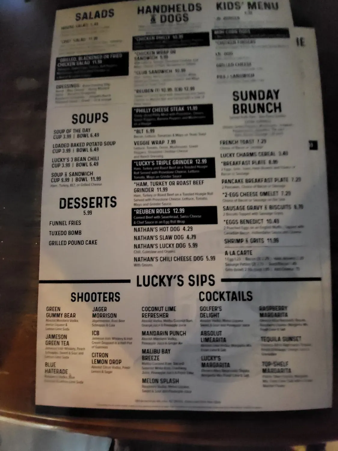 Menu 5