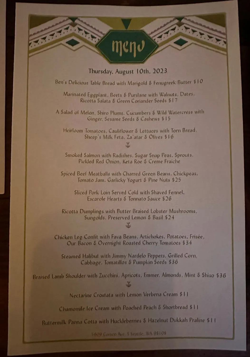 Menu 3