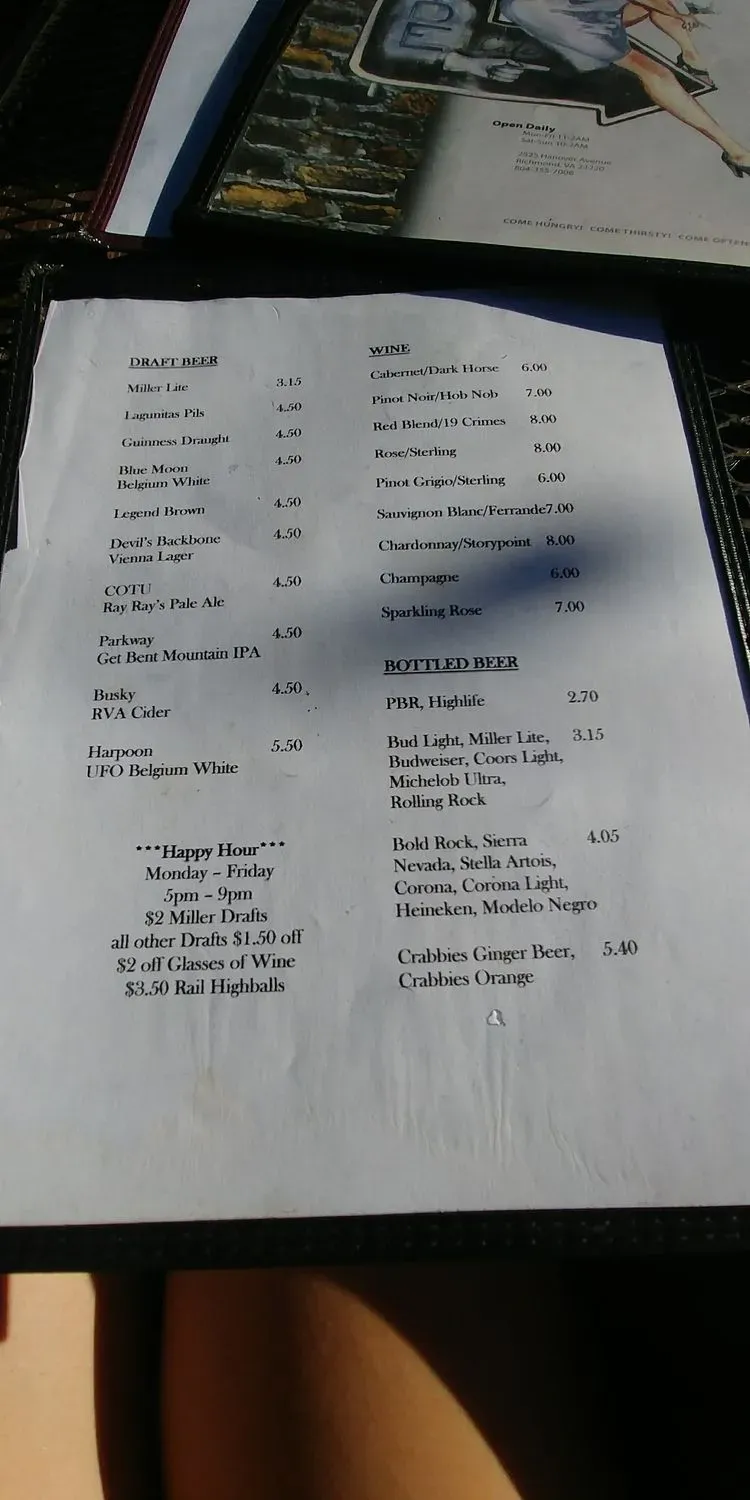 Menu 3