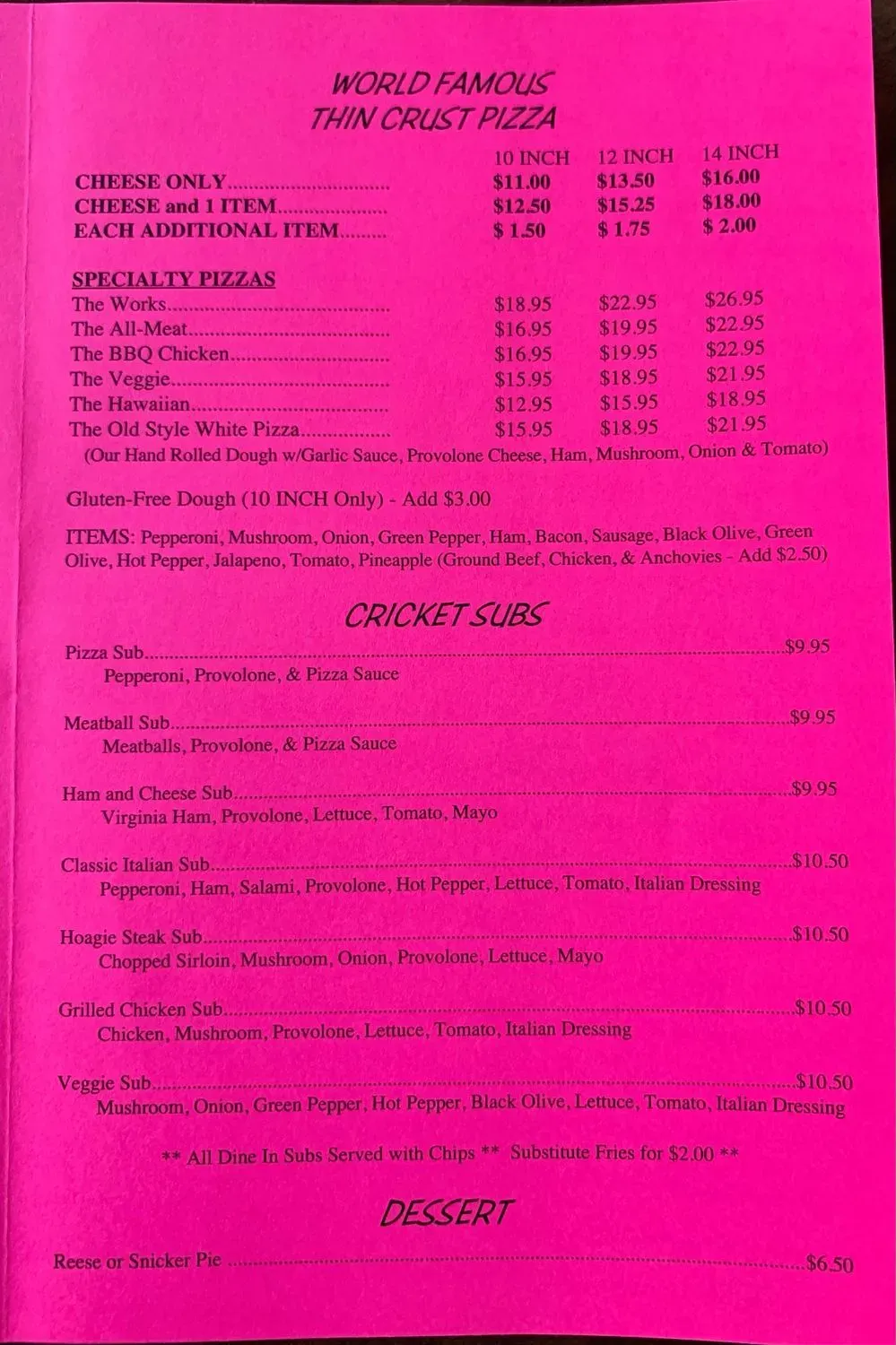 Menu 2