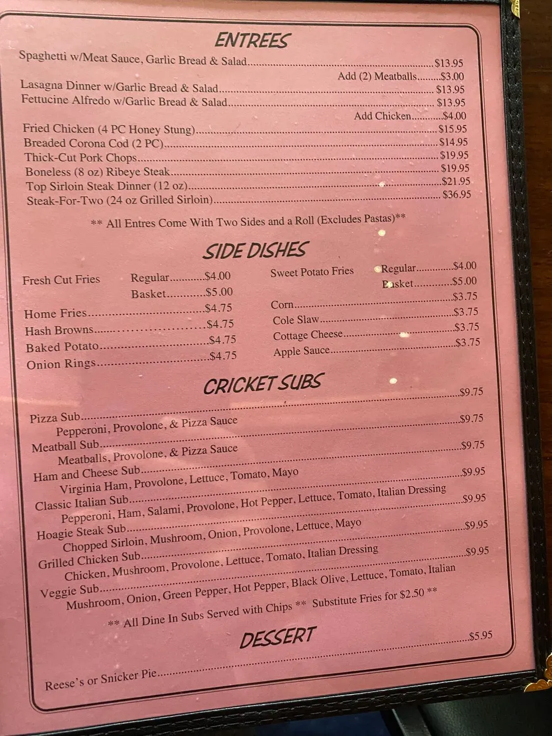 Menu 6