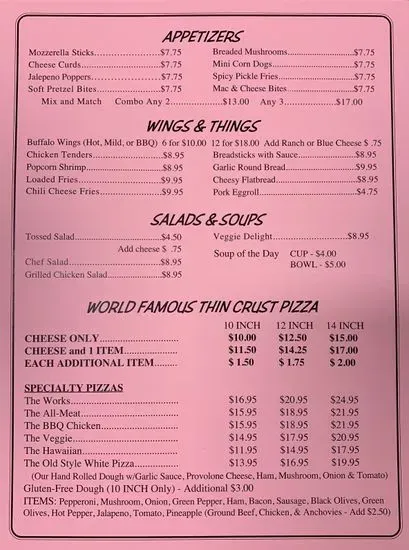 Menu 4