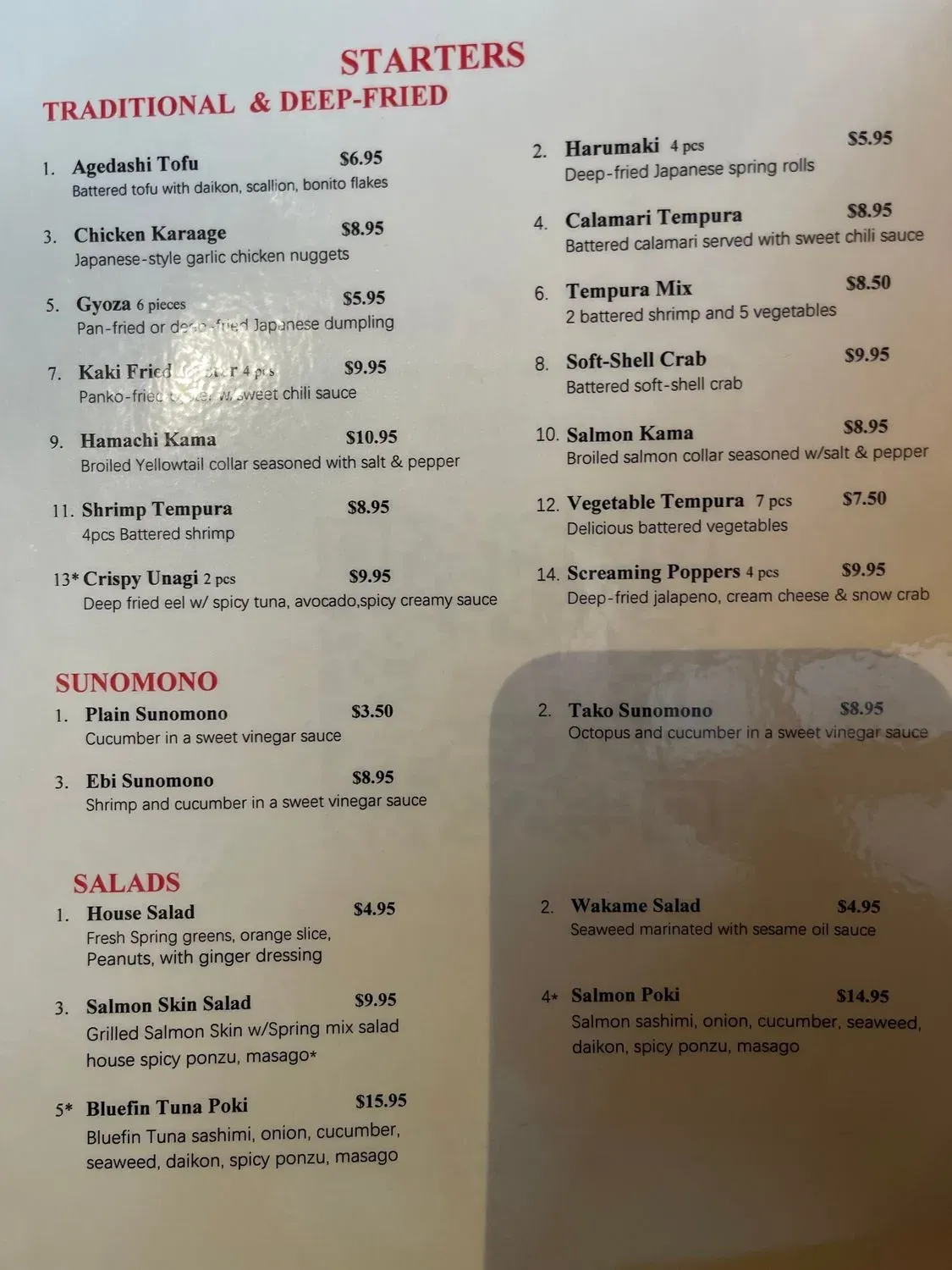 Menu 2