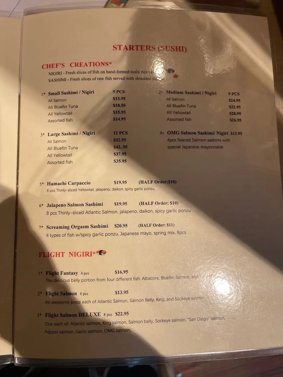 Menu 6