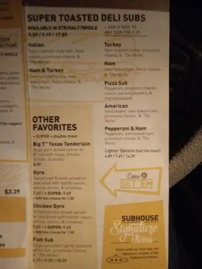 Menu 6