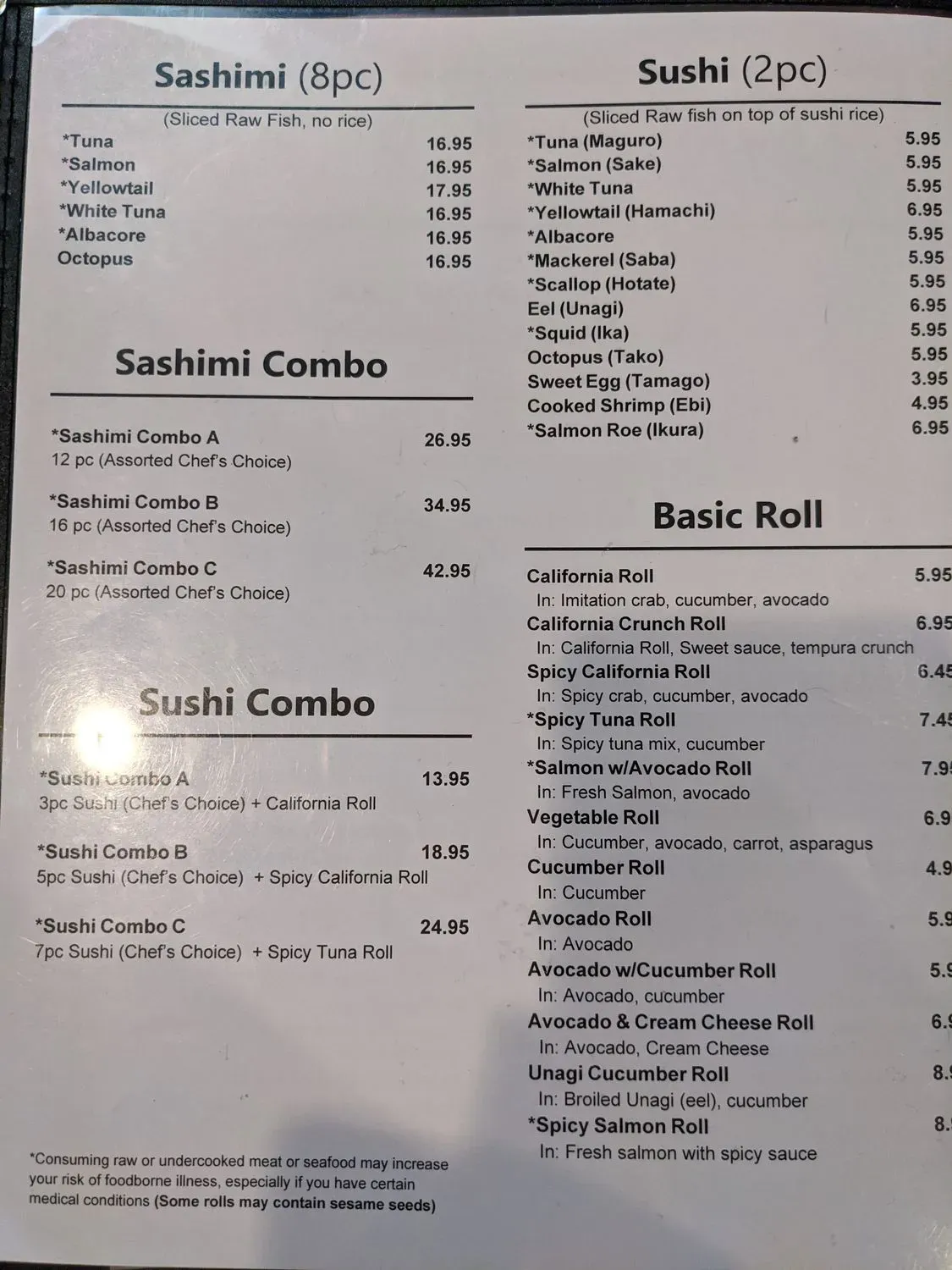 Menu 6