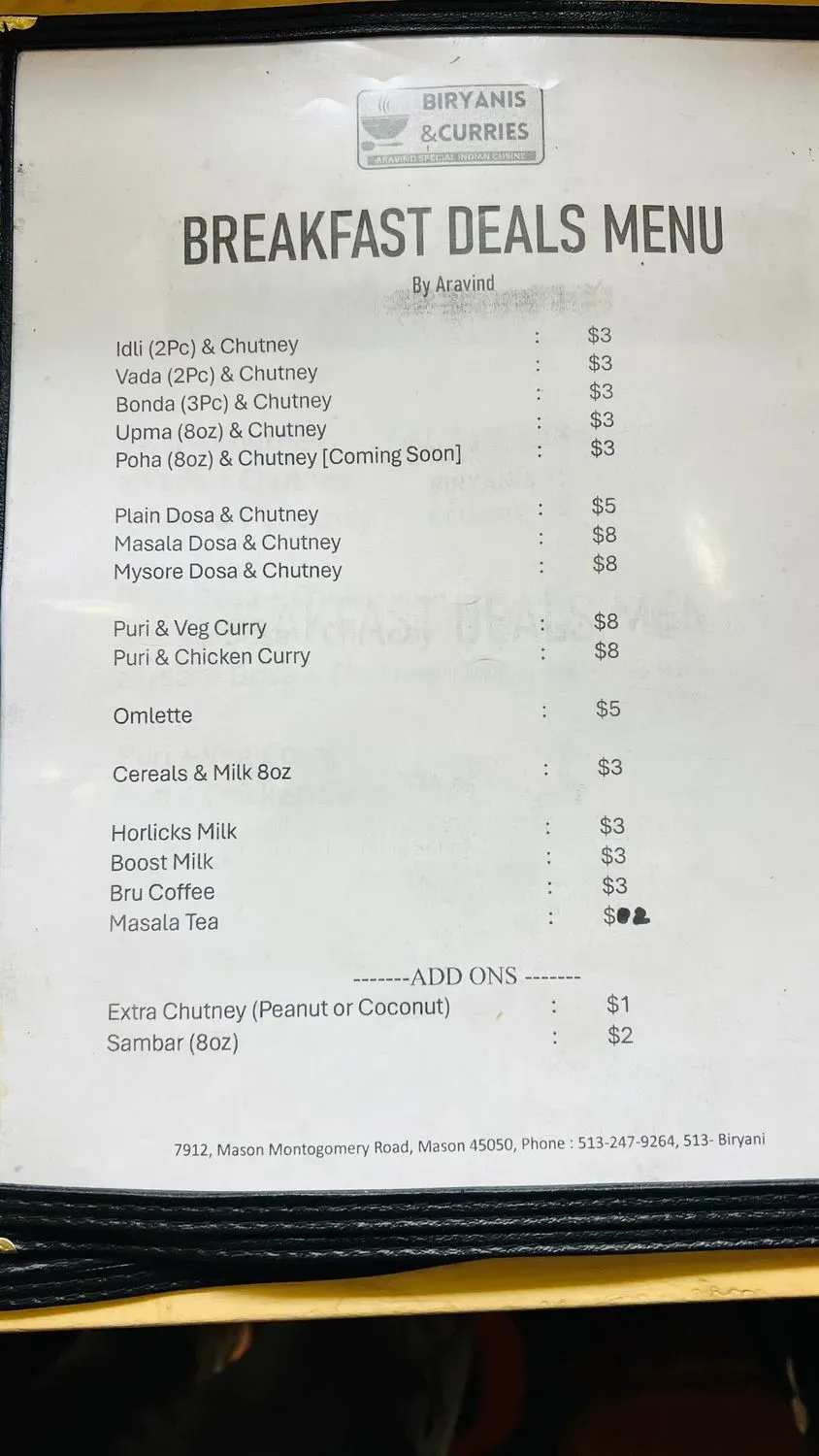 Menu 6