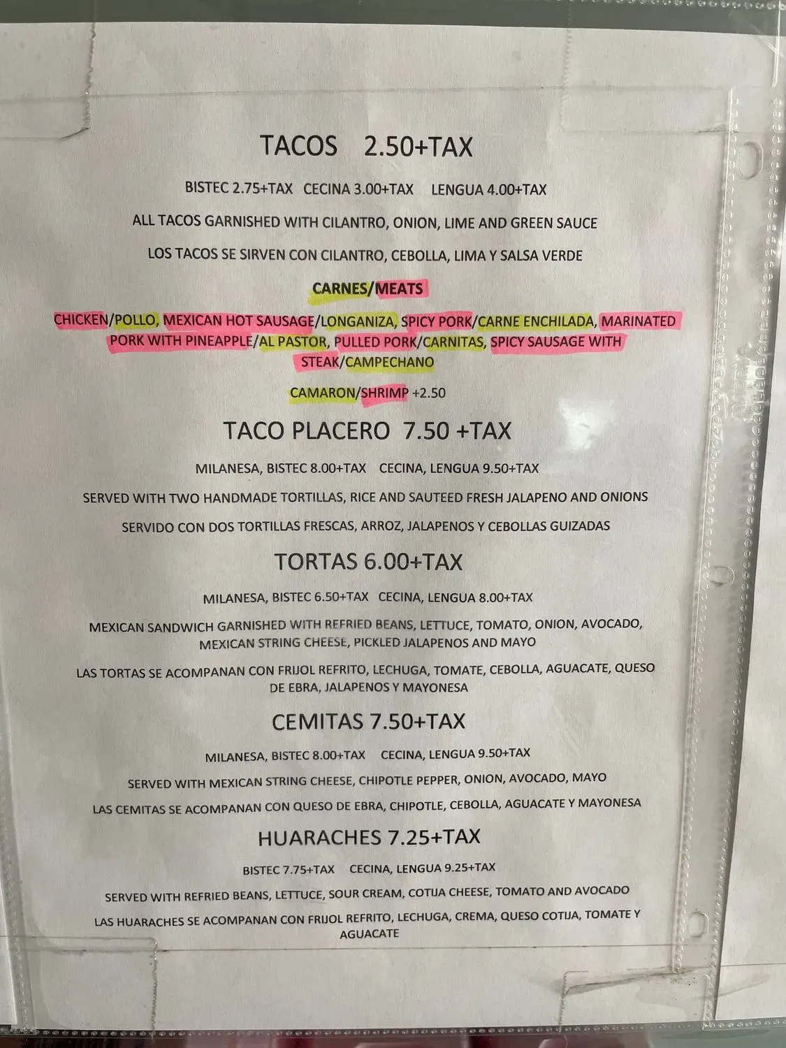 Menu 3