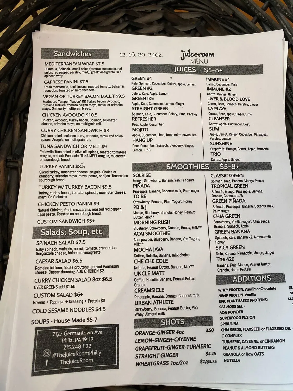 Menu 2