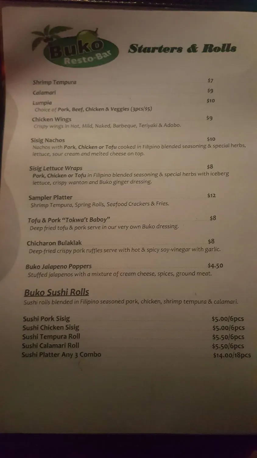 Menu 3