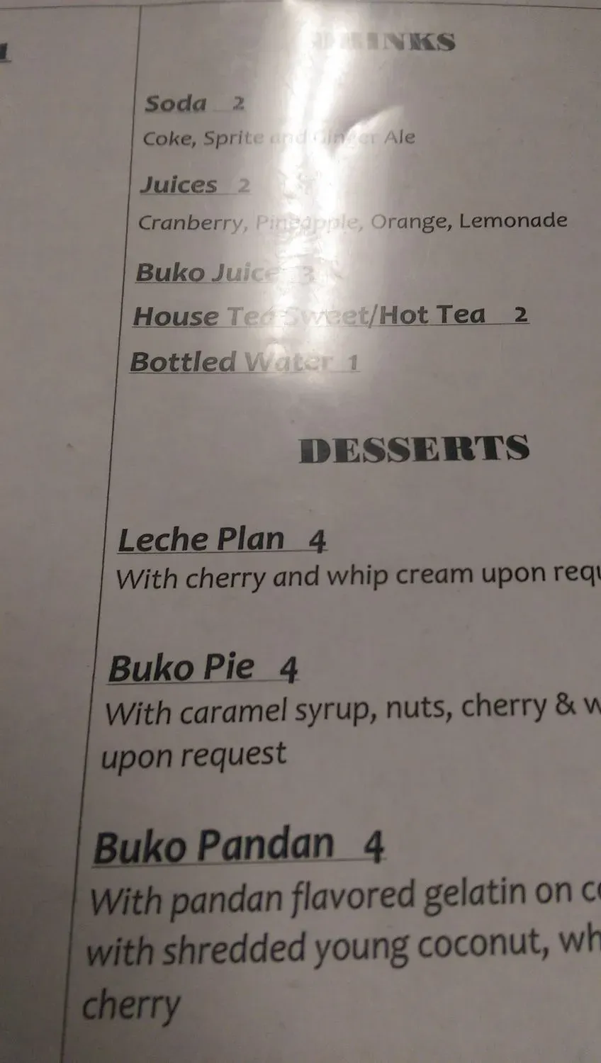 Menu 4