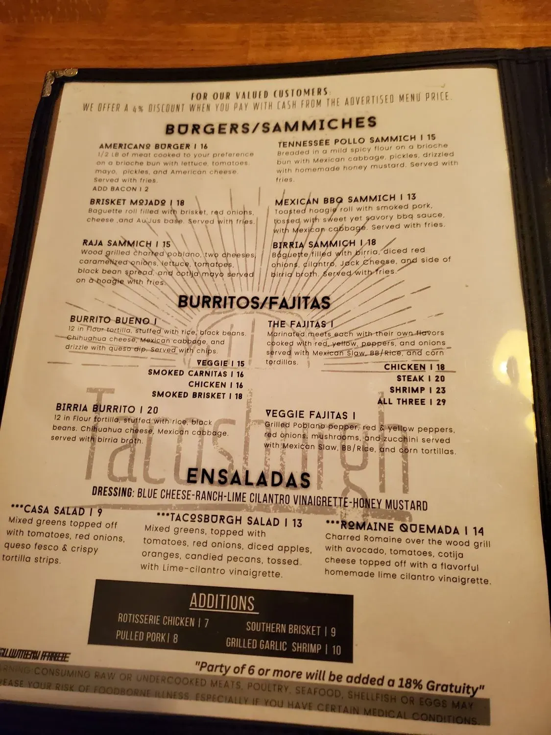 Menu 6