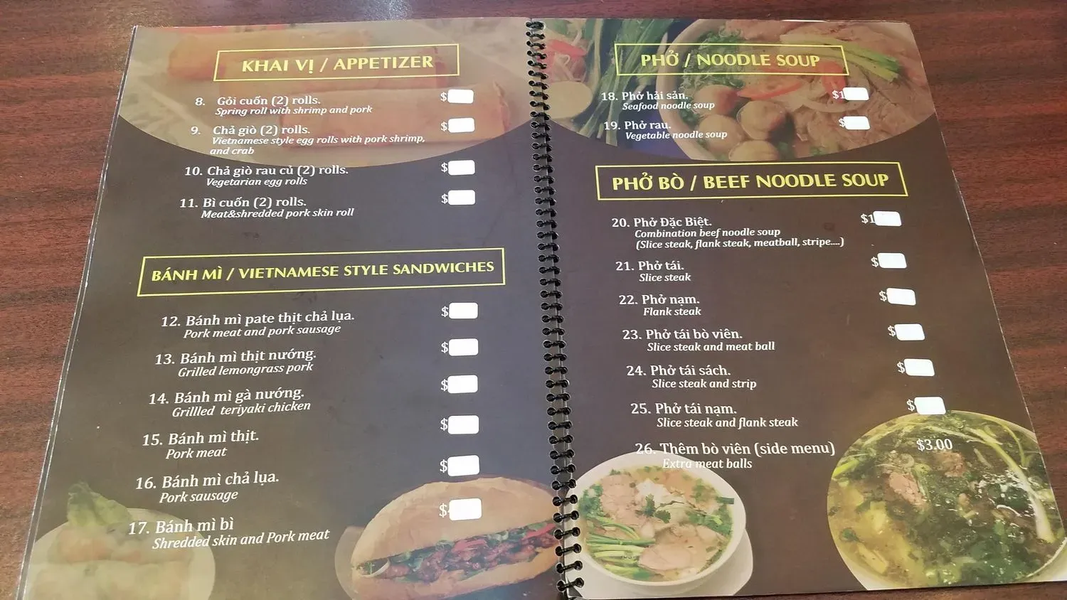 Menu 3