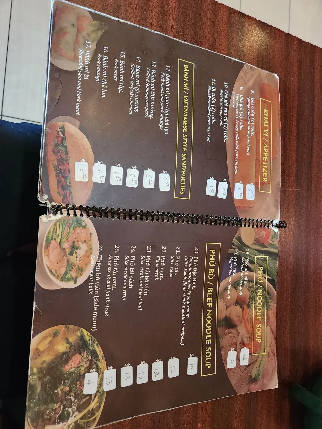 Menu 4