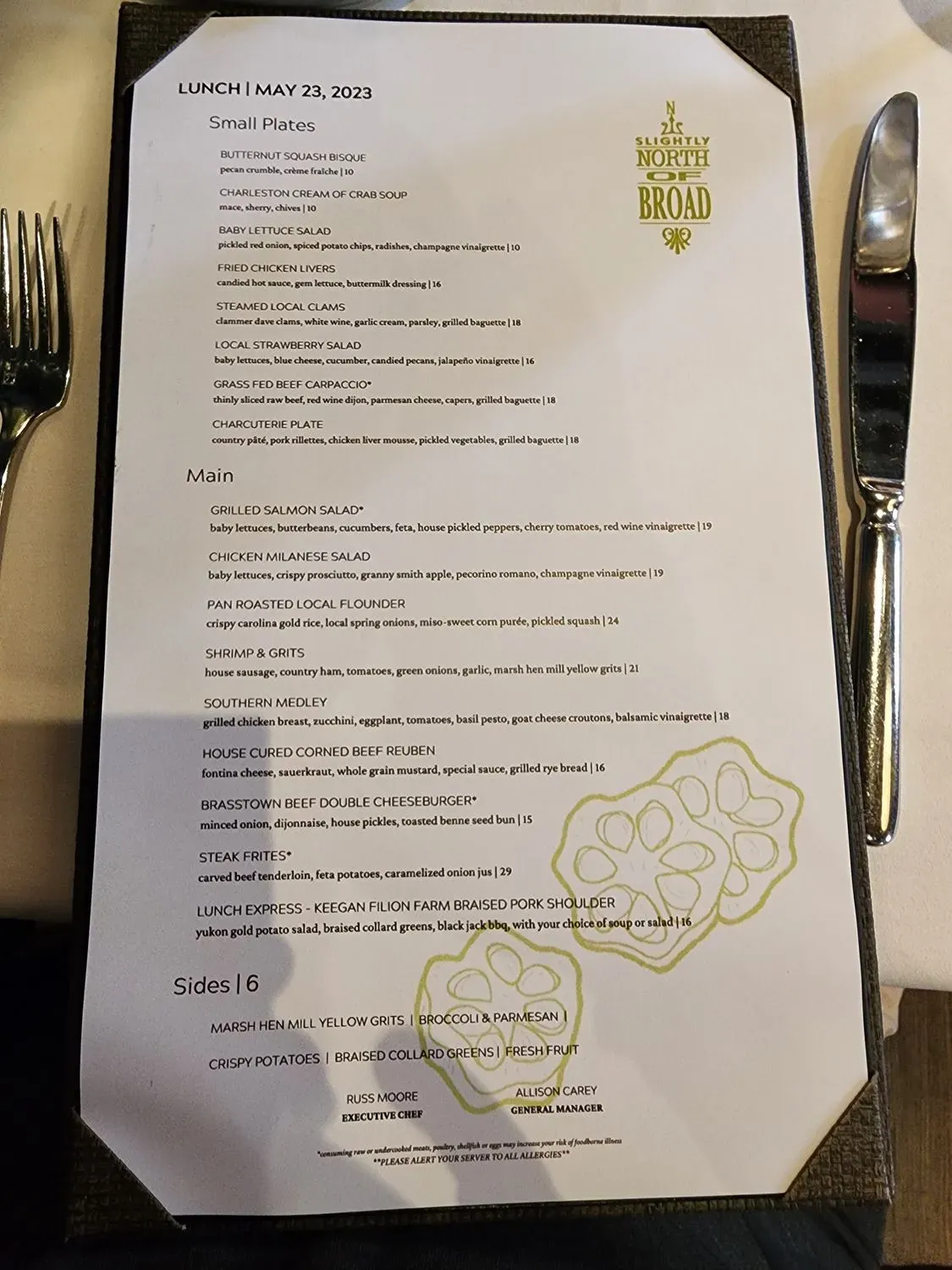 Menu 6