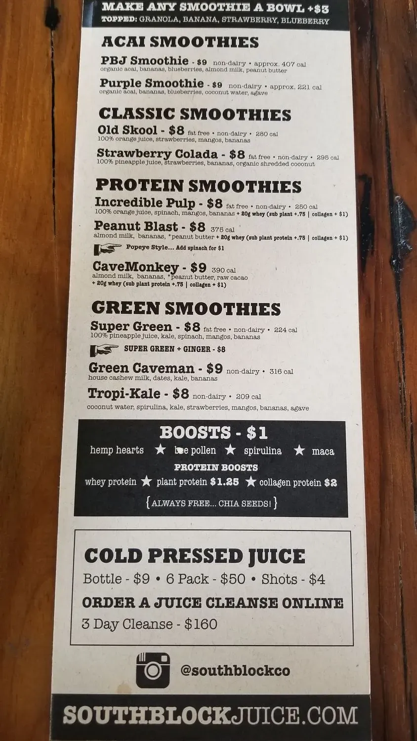 Menu 4