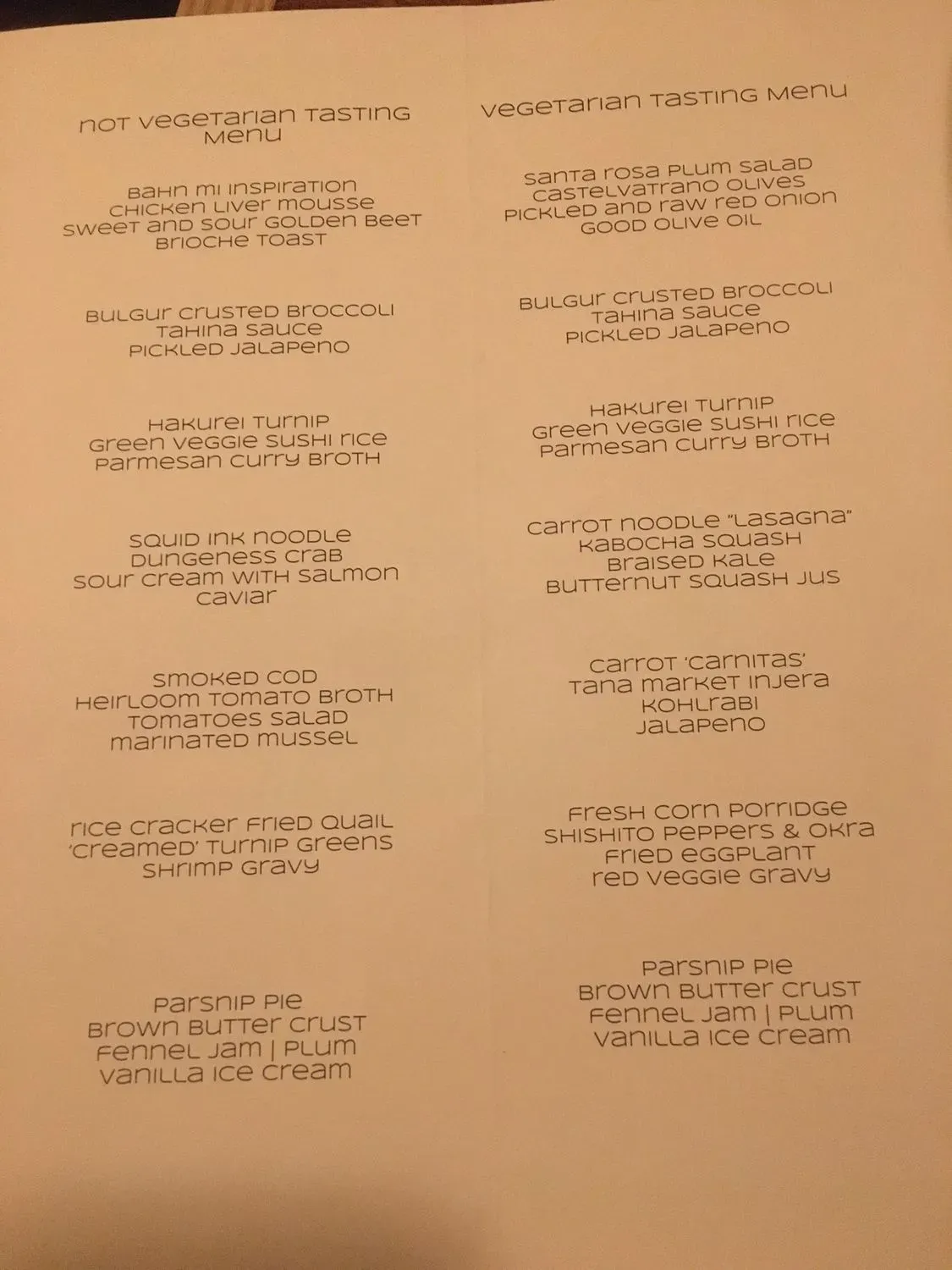 Menu 2