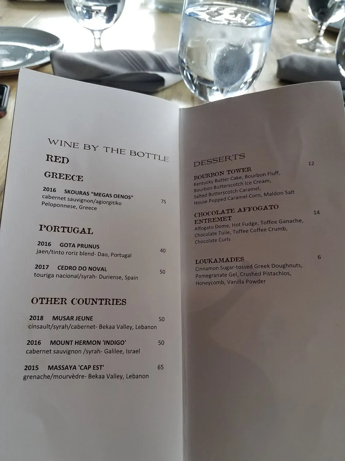 Menu 6