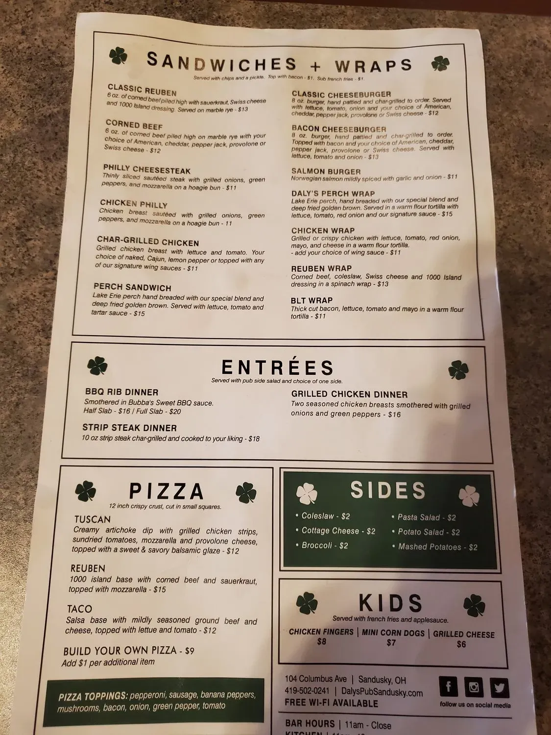 Menu 3