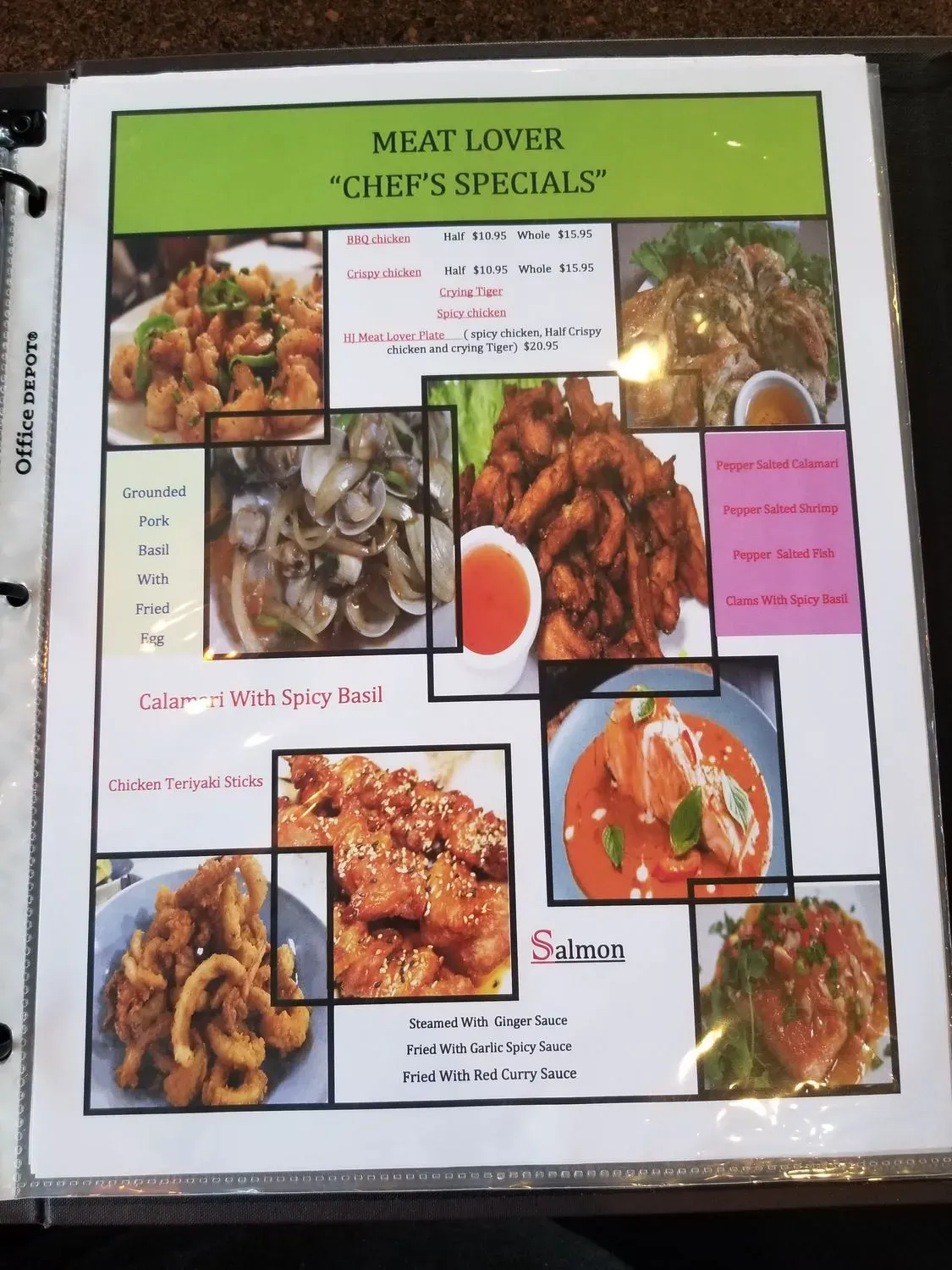 Menu 2