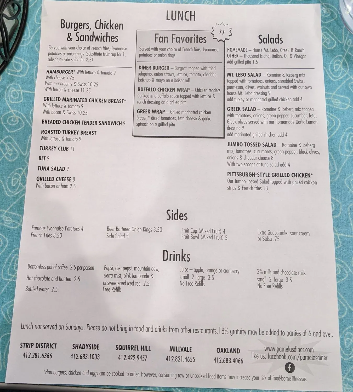 Menu 5