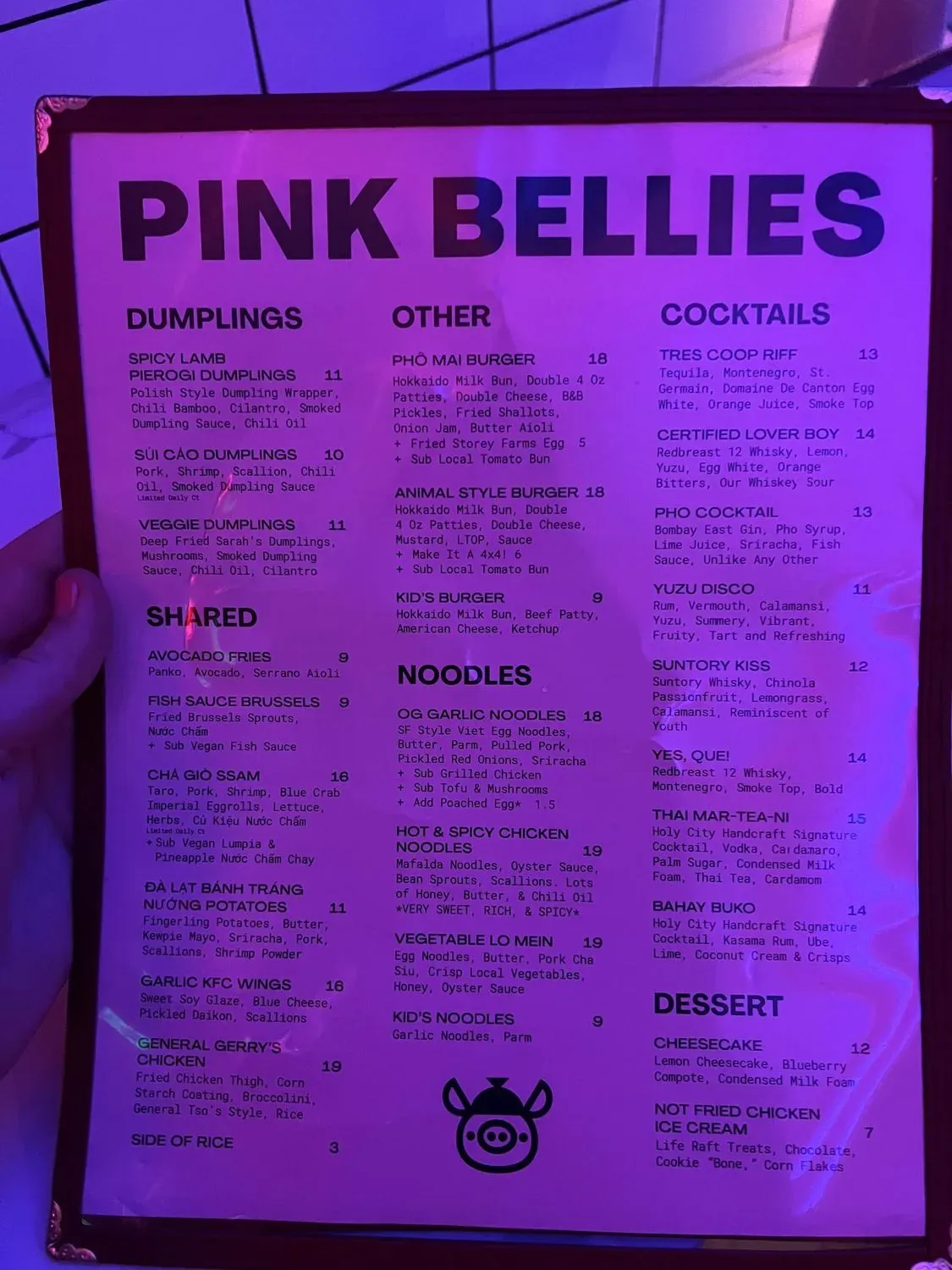 Menu 5