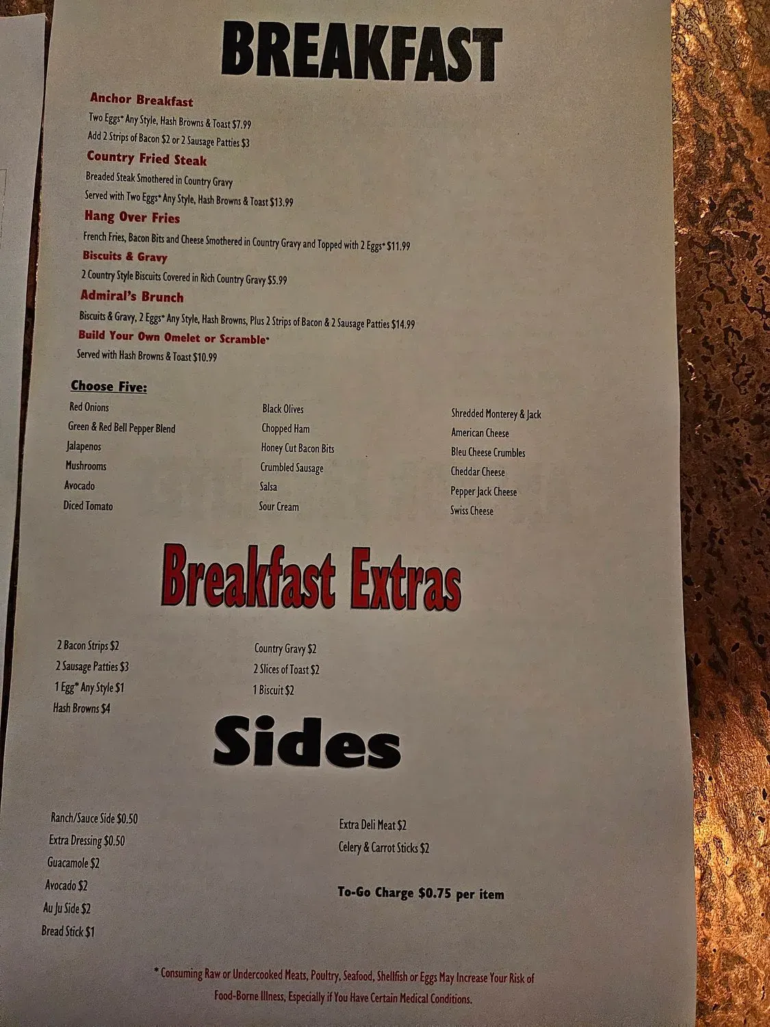 Menu 4