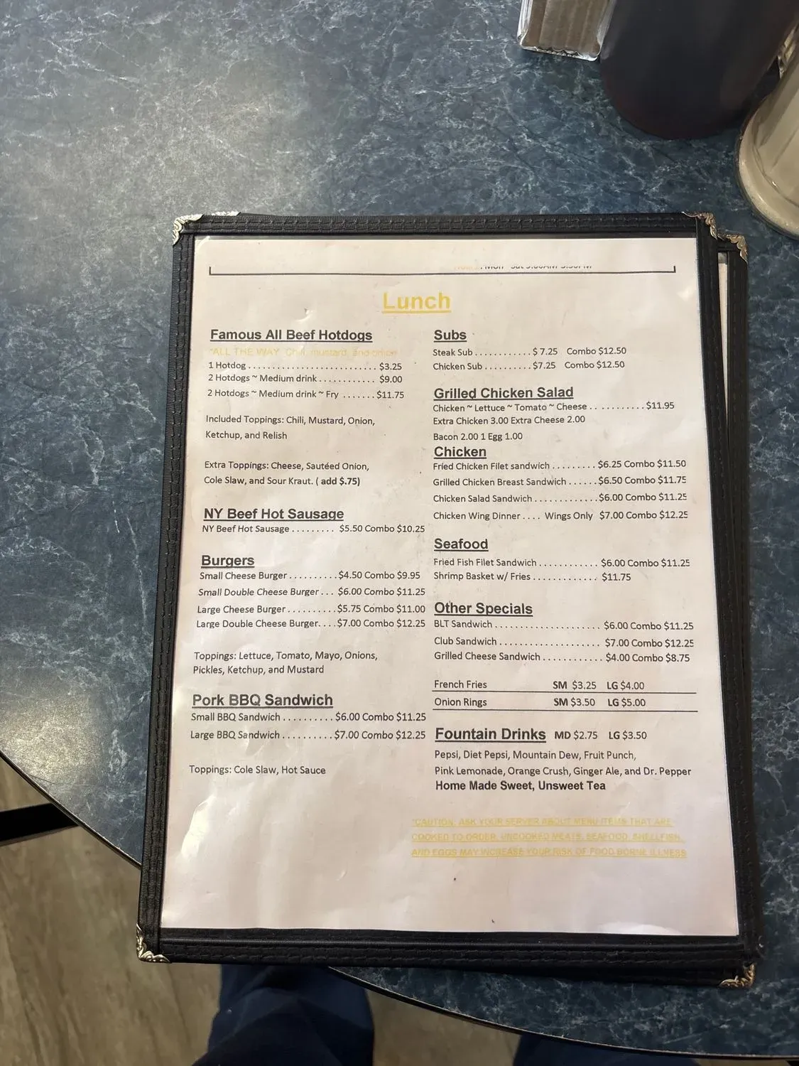 Menu 3