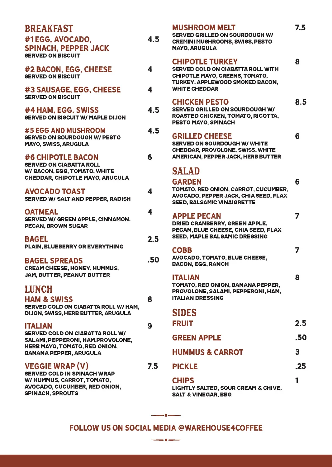 Menu 5