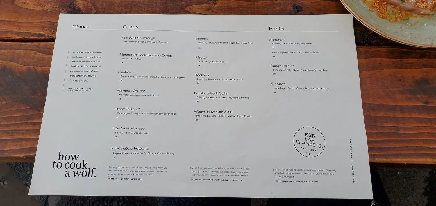 Menu 5