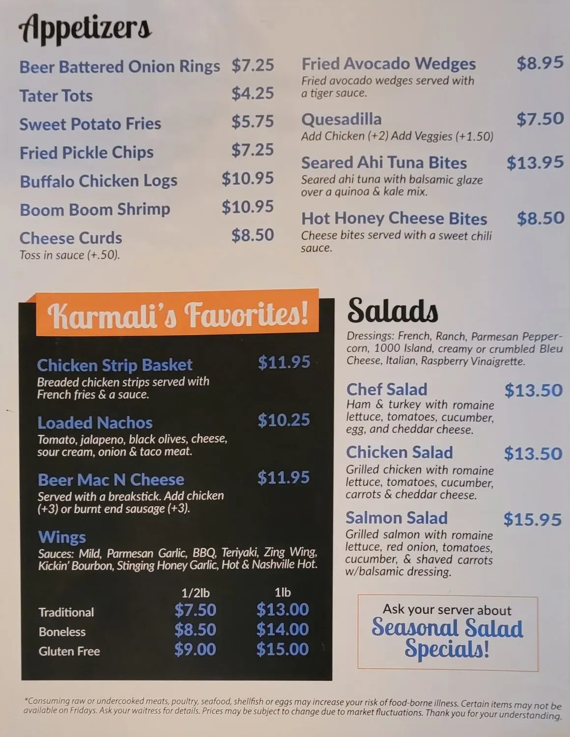 Menu 4