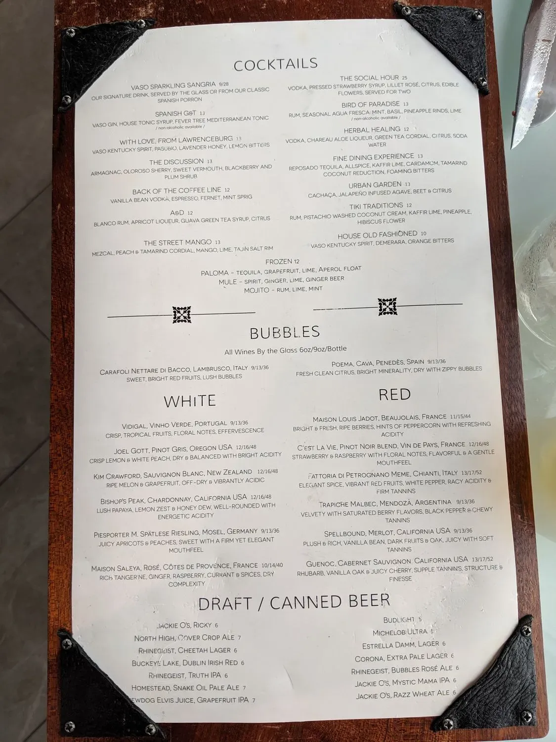 Menu 4