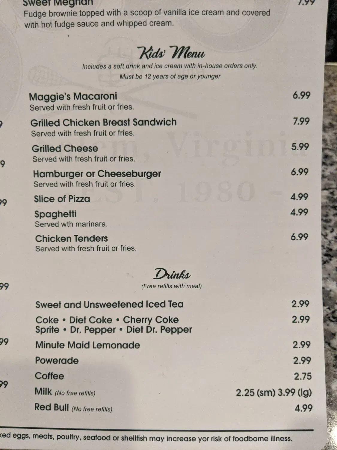 Menu 3