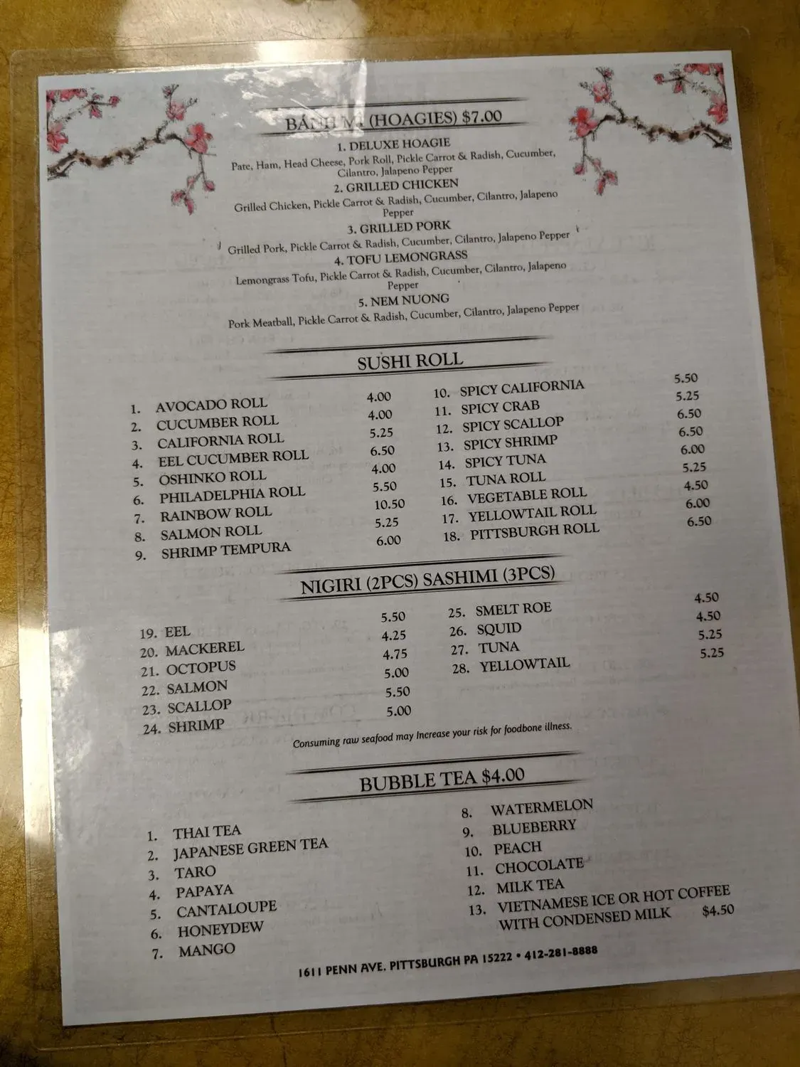 Menu 4