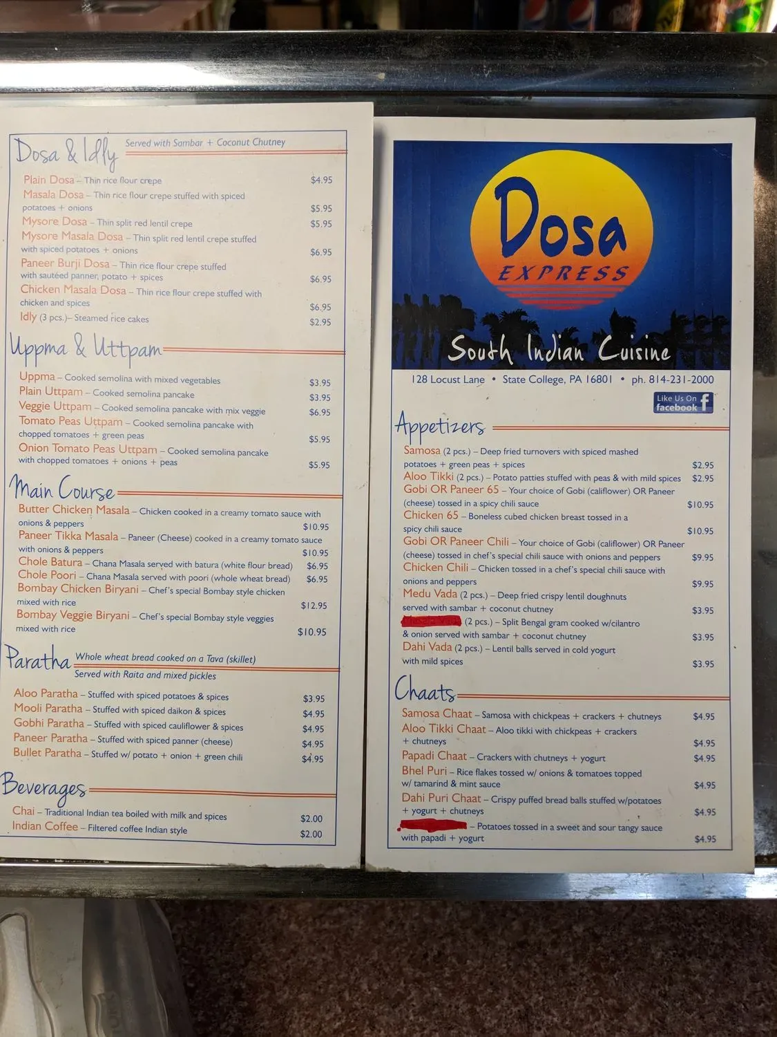 Menu 4